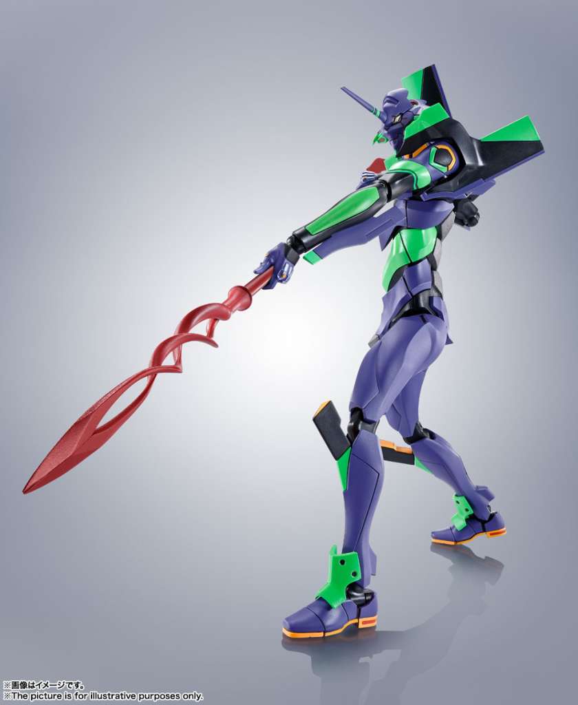 Robot Spirits Side Eva Test Type-01 + Spear of Cassius Ny Färg bandai