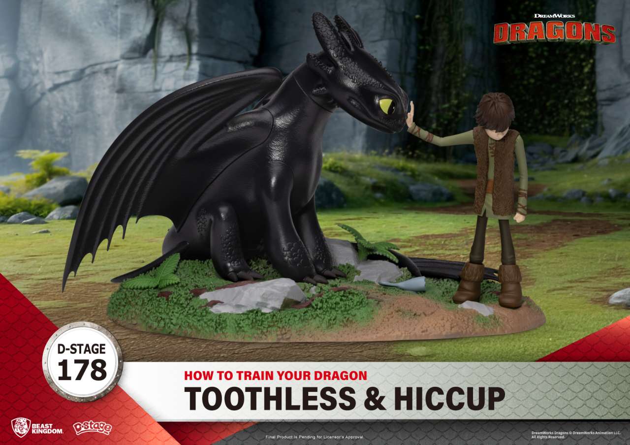 Hur man tränar din drake: Tandlös och Hiccup beast kingdom