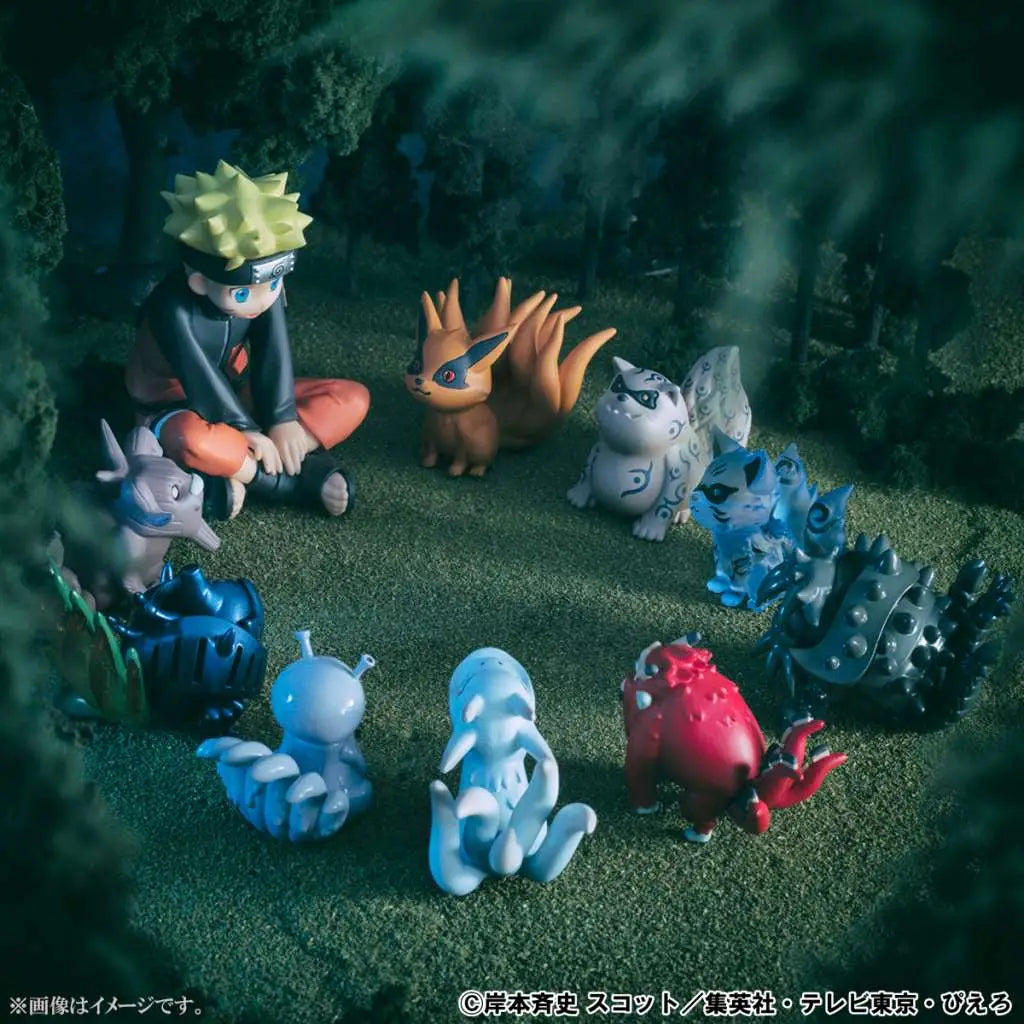 Naruto Shippuden Gaiden Figurset med Naruto Uzumaki och Bijuju-juveler