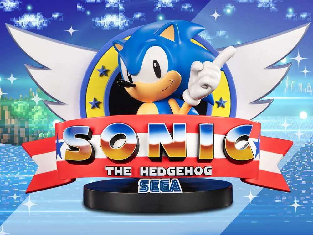 Sonic the Hedgehog Titel Skärm Figur first4figures