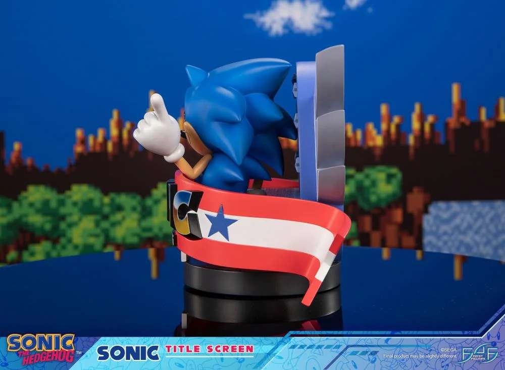 Sonic the Hedgehog Titel Skärm Figur first4figures