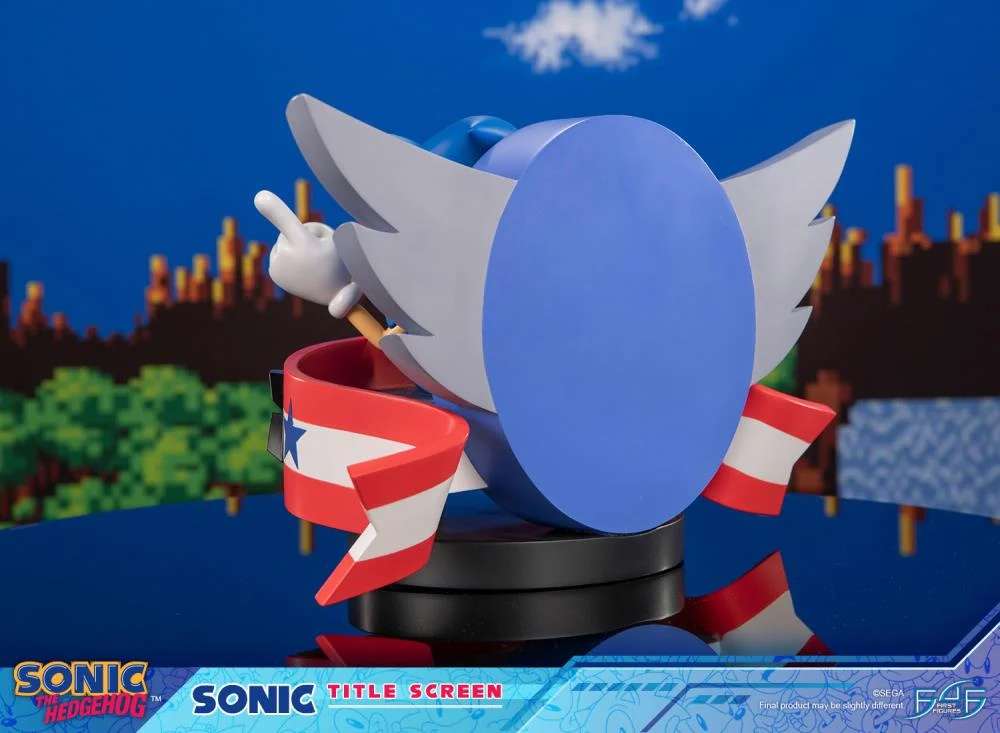 Sonic the Hedgehog Titel Skärm Figur first4figures