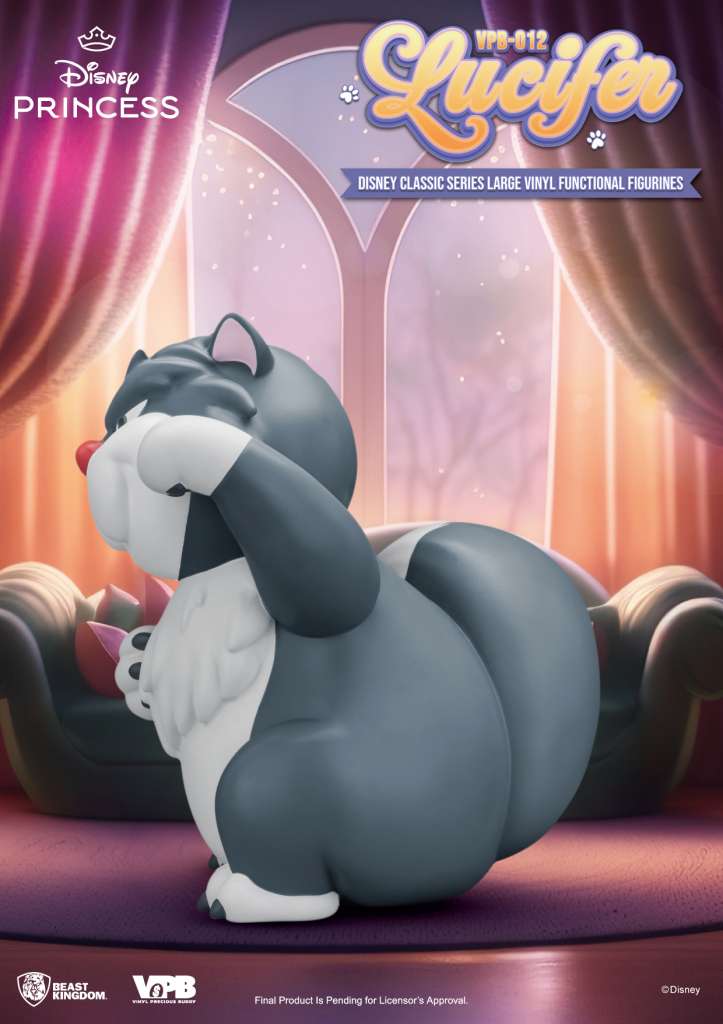 Disney Classic Series Lucifer Stort Vinyl Sparbössa beast kingdom