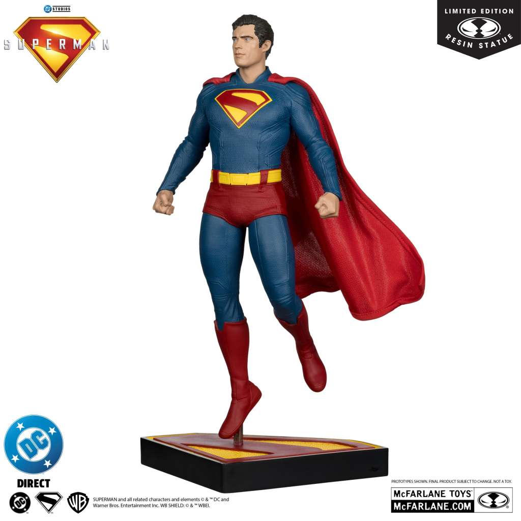 DC-filmer Superman 12-tums resinstaty mcfarlane toys 2025