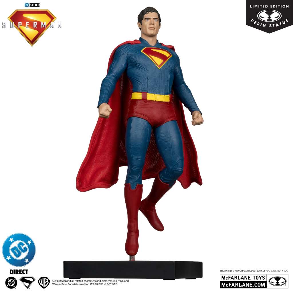DC-filmer Superman 12-tums resinstaty mcfarlane toys 2025