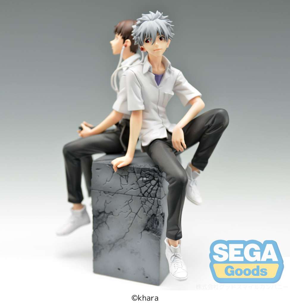 Rebuild of Evangelion Shinj i & Kaworu Kaworu Ver Vignetteum Figur sega