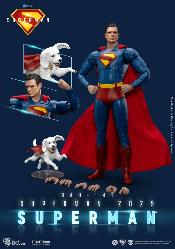 Superman 2025 Actionfigur - En kraftfull samlarobjekt beast kingdom