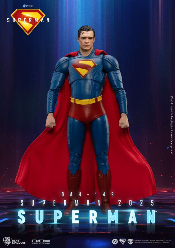 Superman 2025 Actionfigur - En kraftfull samlarobjekt beast kingdom