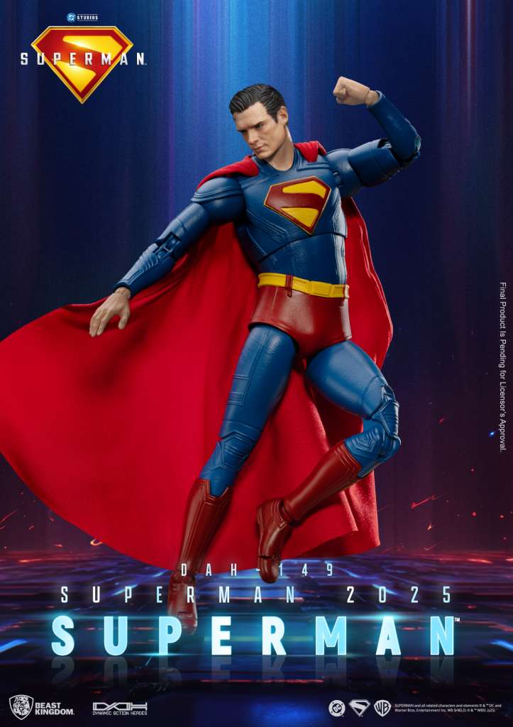 Superman 2025 Actionfigur - En kraftfull samlarobjekt beast kingdom