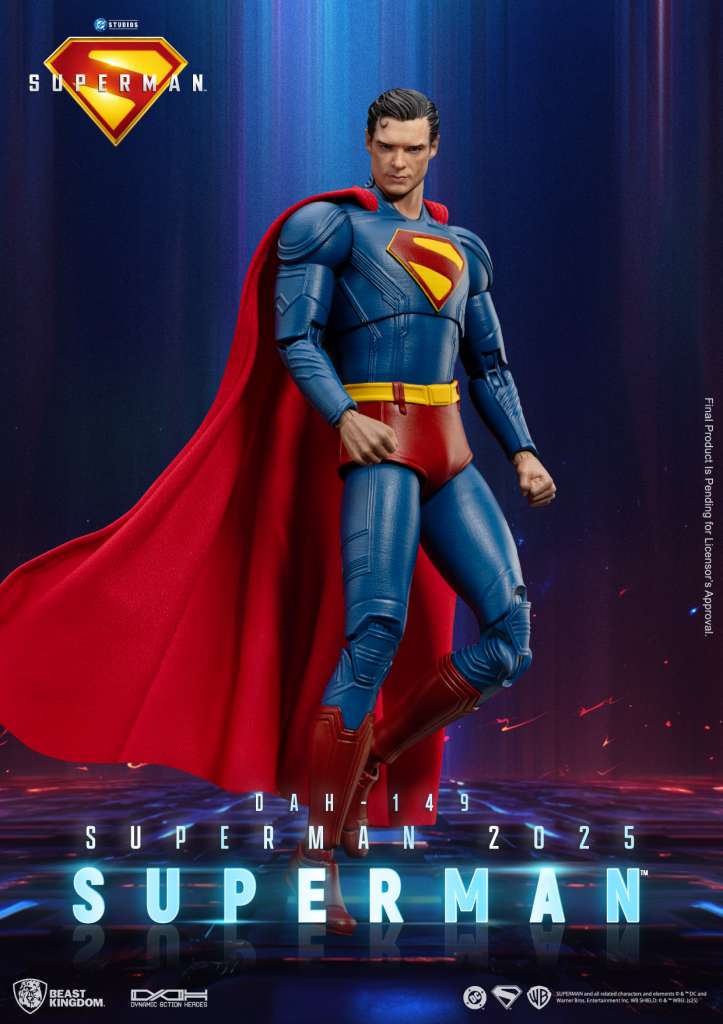 Superman 2025 Actionfigur - En kraftfull samlarobjekt beast kingdom