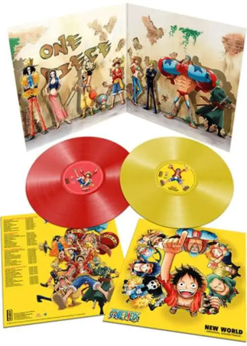 One Piece New World Originalsoundtrack på vinylskivor