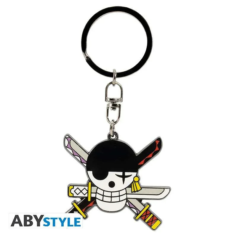 One Piece Roronoa Zoro Emblem Nyckelring - Robotto