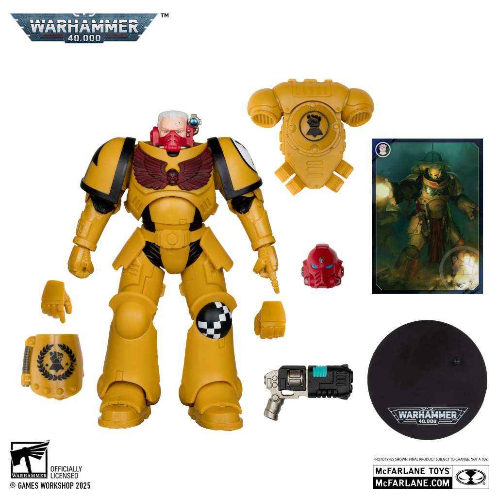 Warhammer 40000 Intercessor Sergeant Imperial Fist Gold Label Action Figur mcfarlane toys 2025