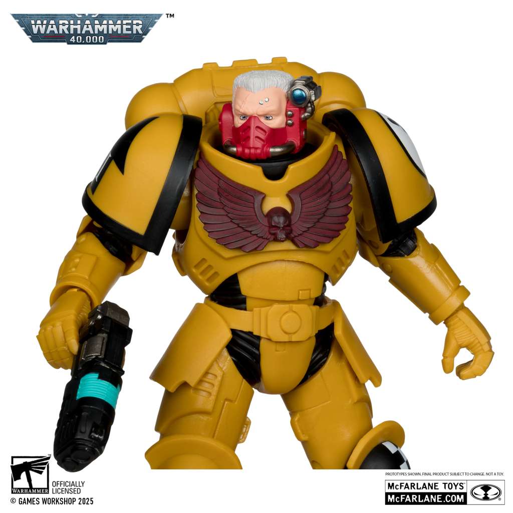 Warhammer 40000 Intercessor Sergeant Imperial Fist Gold Label Action Figur mcfarlane toys 2025