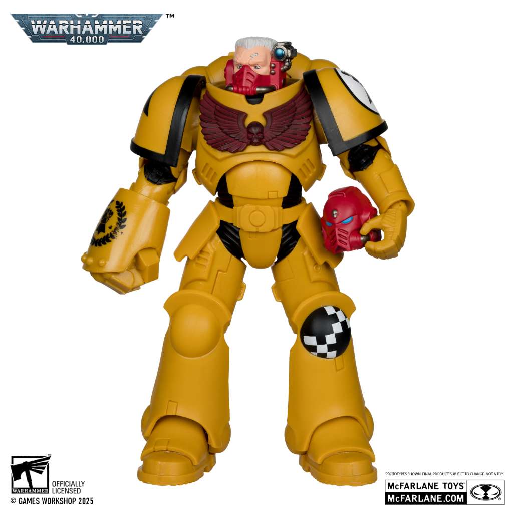 Warhammer 40000 Intercessor Sergeant Imperial Fist Gold Label Action Figur mcfarlane toys 2025