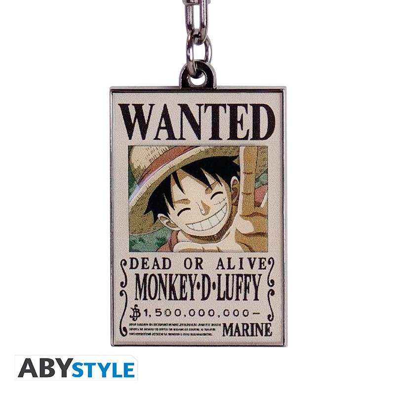 One Piece Luffy Wanted Nyckelring abystyle studio