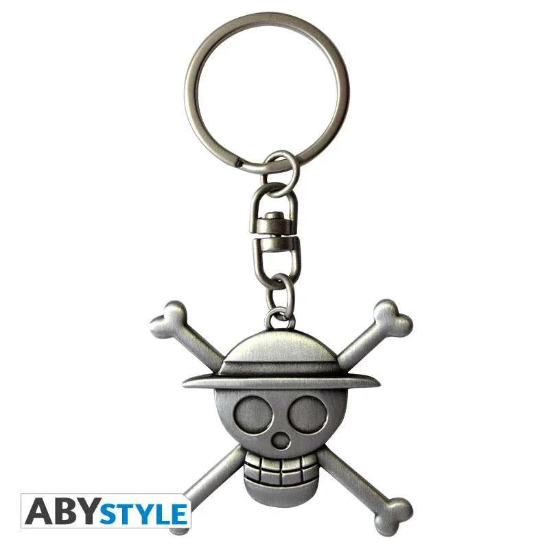 One Piece Luffy Skull 3D Nyckelring - Robotto