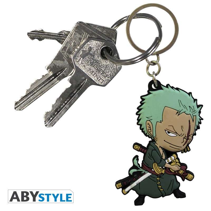 One Piece Roronoa Zoro Nyckelring – Perfekt för Fans abystyle studio