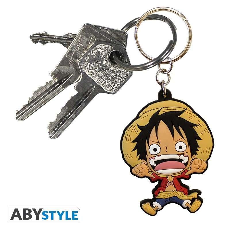 One Piece Luffy Nyckelring - PVC Nyckelring av hög kvalitet - Robotto