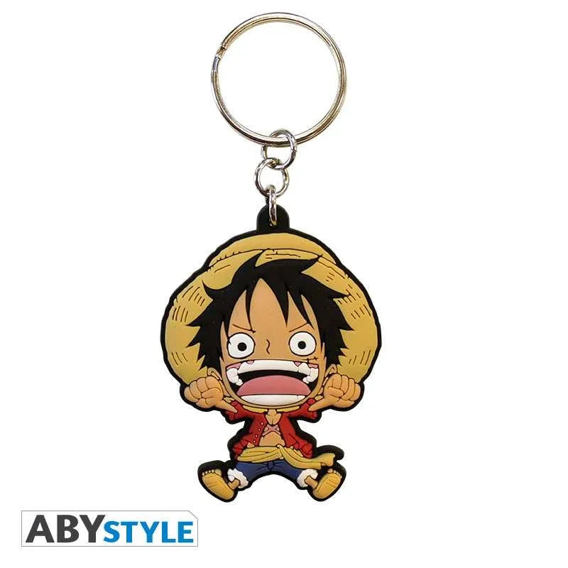 One Piece Luffy Nyckelring - PVC Nyckelring av hög kvalitet - Robotto