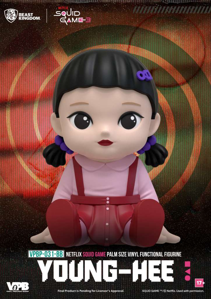 Netflix Squid Game Palm Size Vinyl Money Bank Blind Box Set (6) beast kingdom