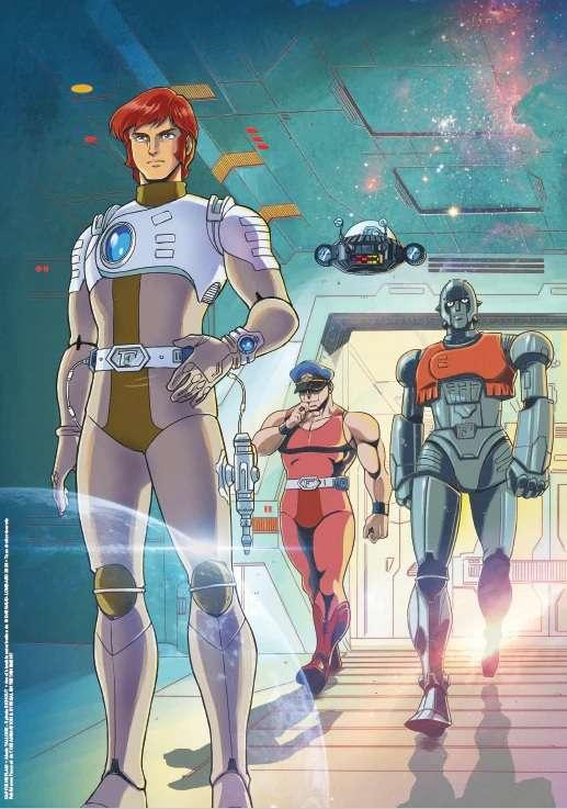 Captain Future 1000 Bitar Pussel - Robotto
