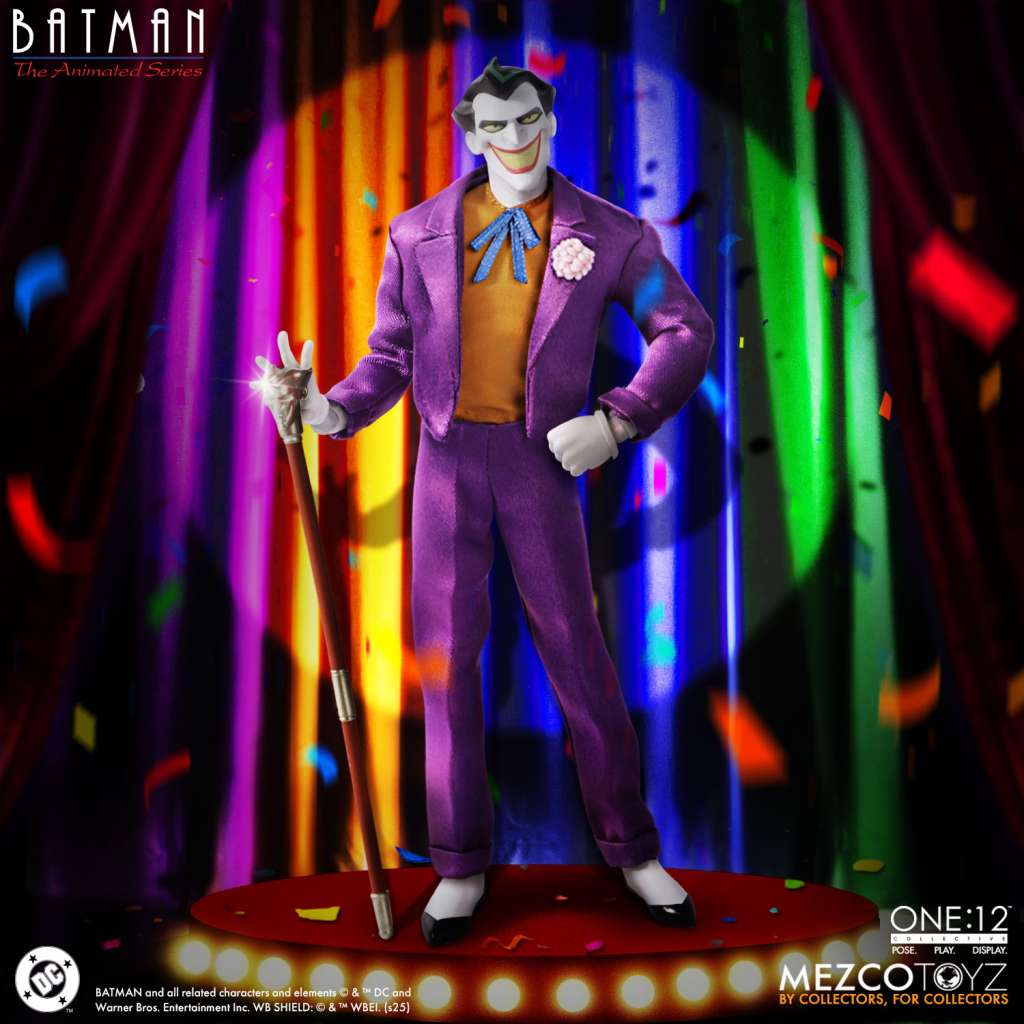 One 12 Collective Batman: The Animated Series - The Joker AF mezco toys