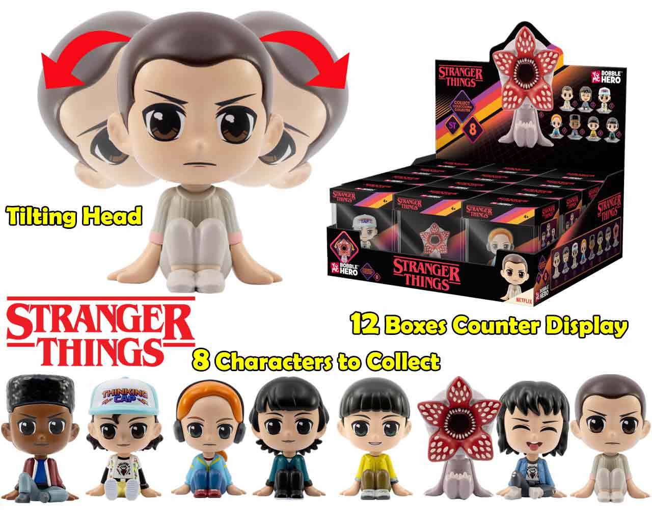 Stranger Things - Bobble Head - Counter Display (12 enheter) yume