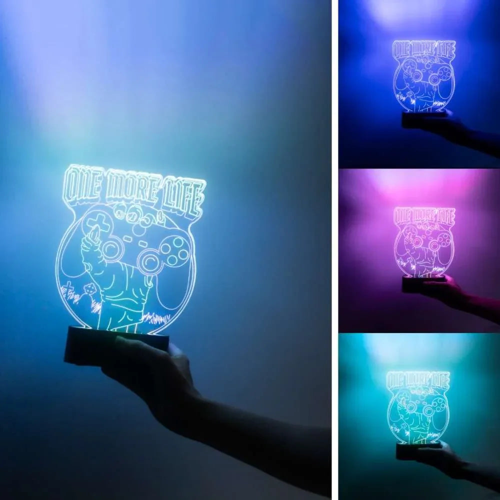 Gameration One More Life Desk LED-lampa - Robotto