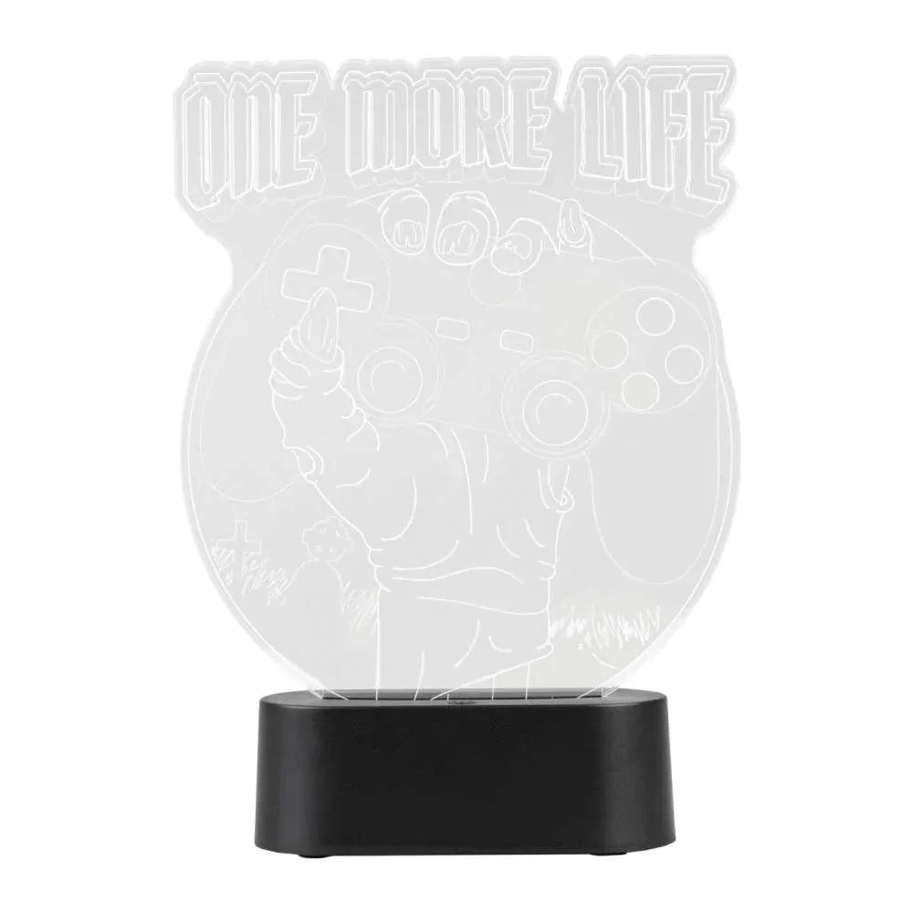 Gameration One More Life Desk LED-lampa - Robotto