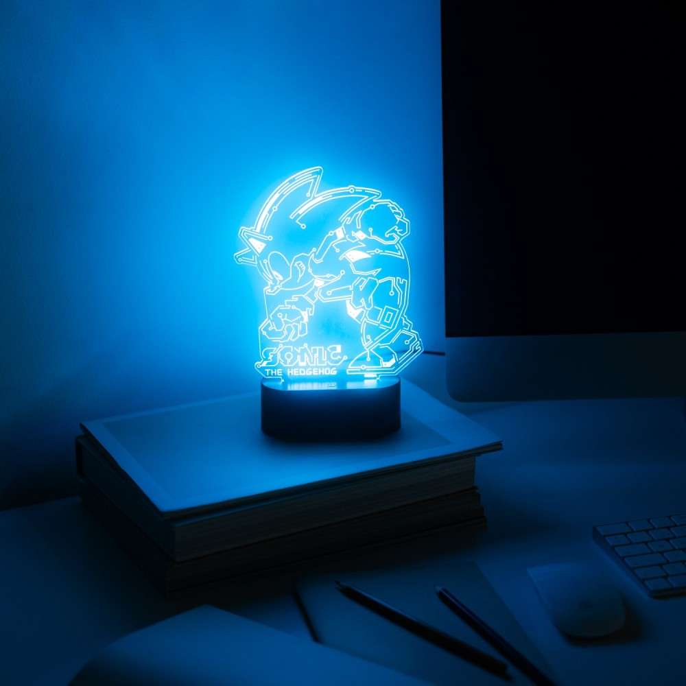 Sonic Speed Circuit Desk LED-lampa grupo erik