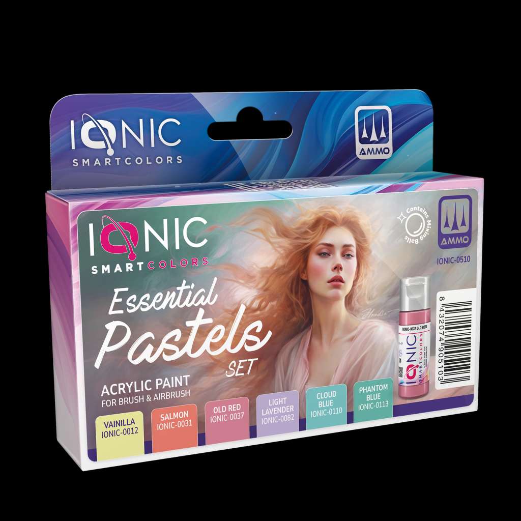Ionic Essential Pastels Paint Set ammo by mig jimenez