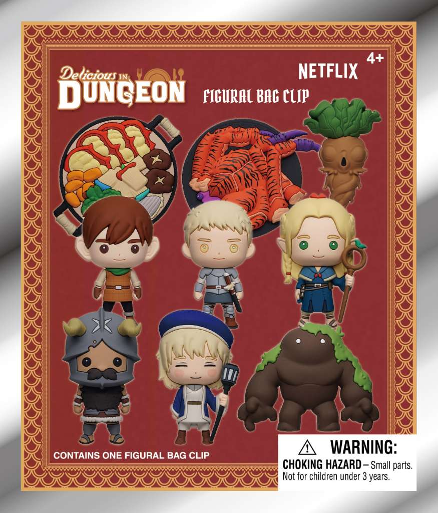 Delicious in Dungeon Serien 1 Blind Box Display med Bag Clips (24 stycken) monogram