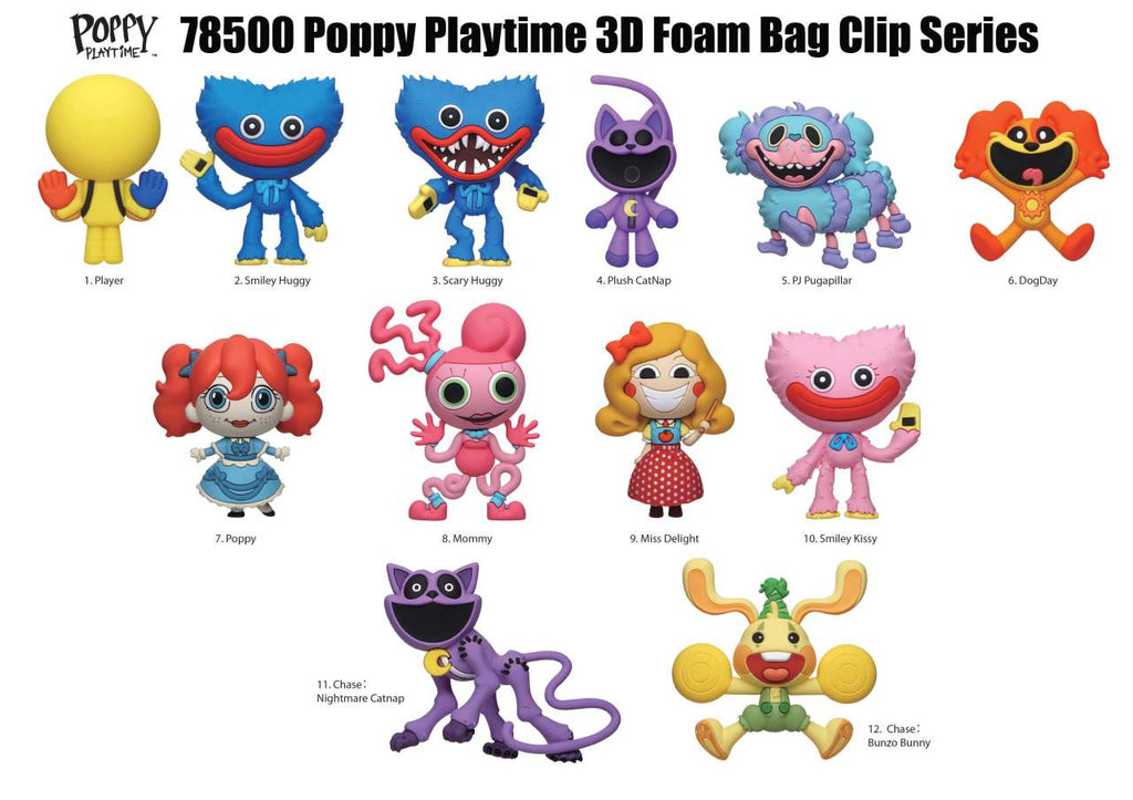 Poppy Playtime Series 1 Bag Clip Blind Box Display (24) monogram