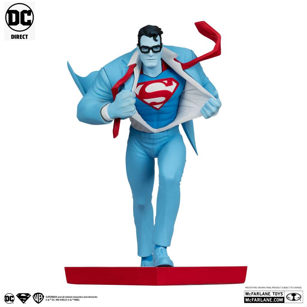 DC Direct Superman Red and Blue Clayton Henry Resin Statue mcfarlane toys 2025