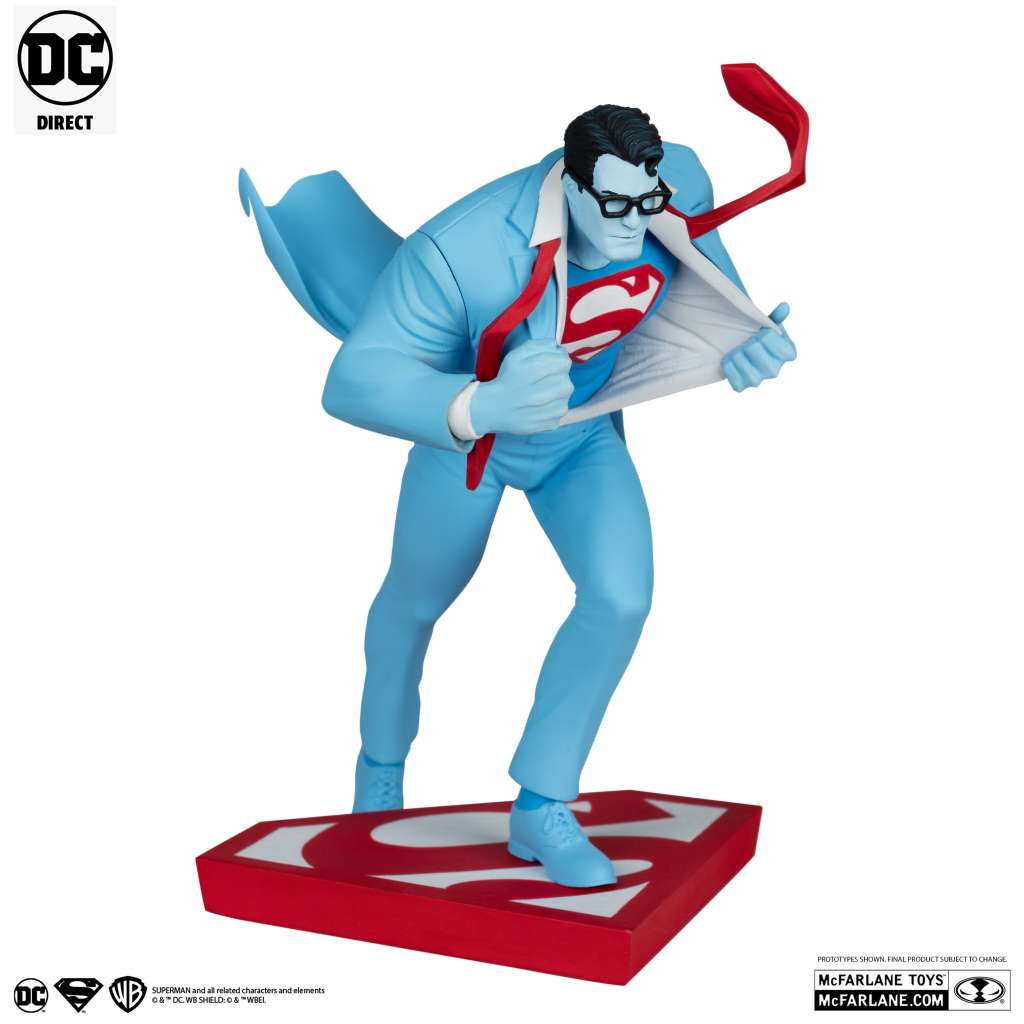 DC Direct Superman Red and Blue Clayton Henry Resin Statue mcfarlane toys 2025