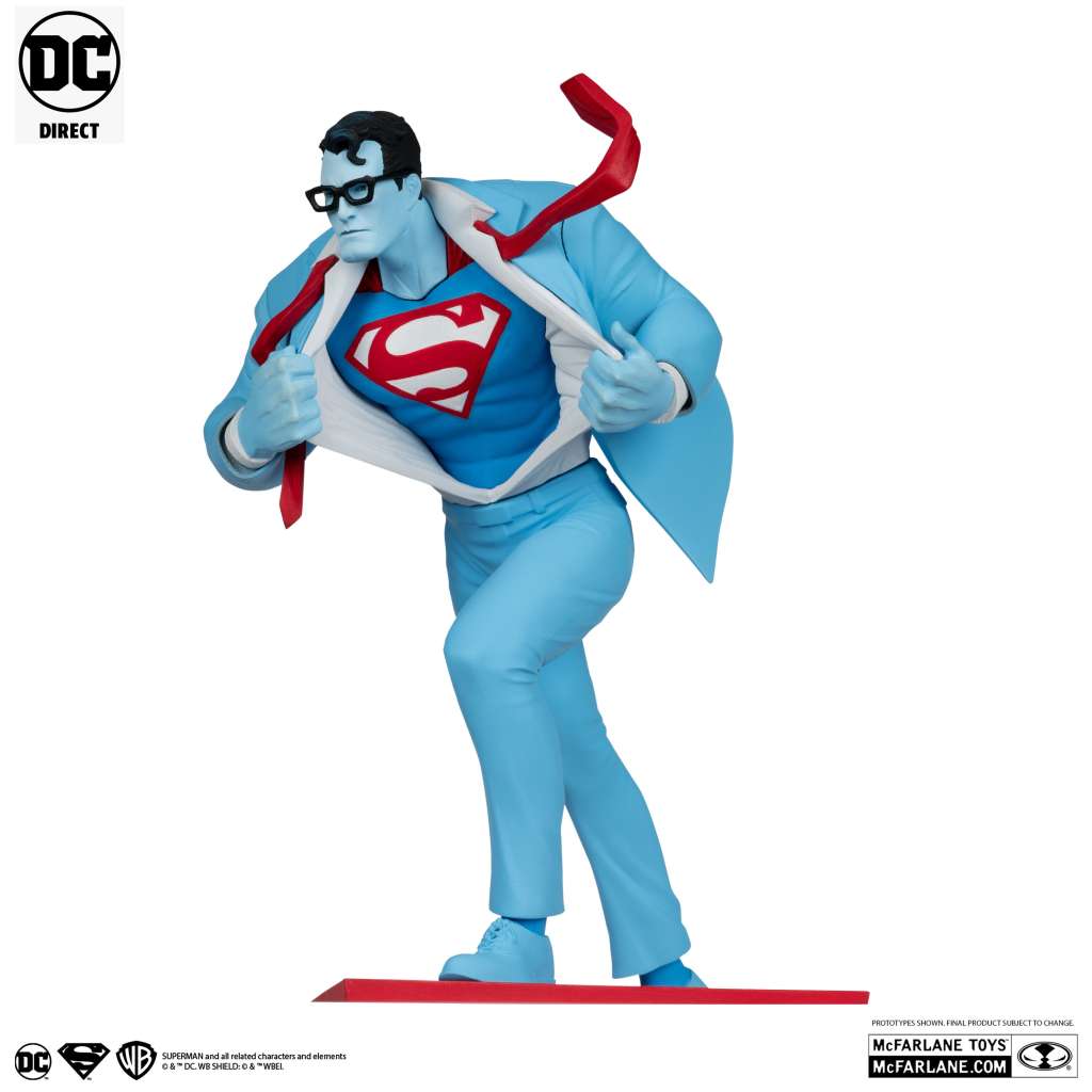DC Direct Superman Red and Blue Clayton Henry Resin Statue mcfarlane toys 2025