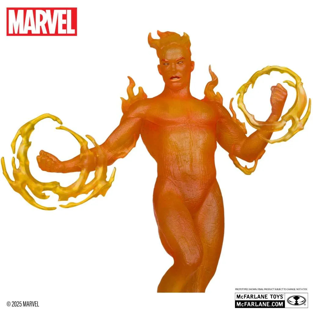 Marvel Collection W6 1:6 Human Torch (Marvel 2-in-1 #10) Figur - Robotto