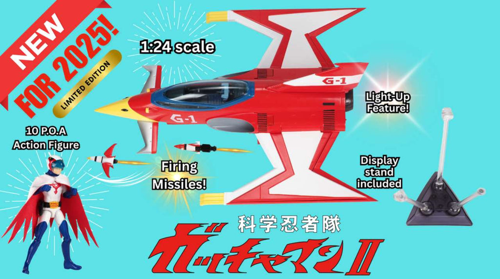 Gatchaman 2 1:24 Eagle Sharp Modellreplika ramen toy