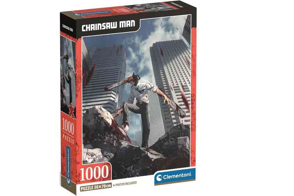Anime pusselkollektion - Chainsaw Man: Skyskrapa - pussel 1000 bitar