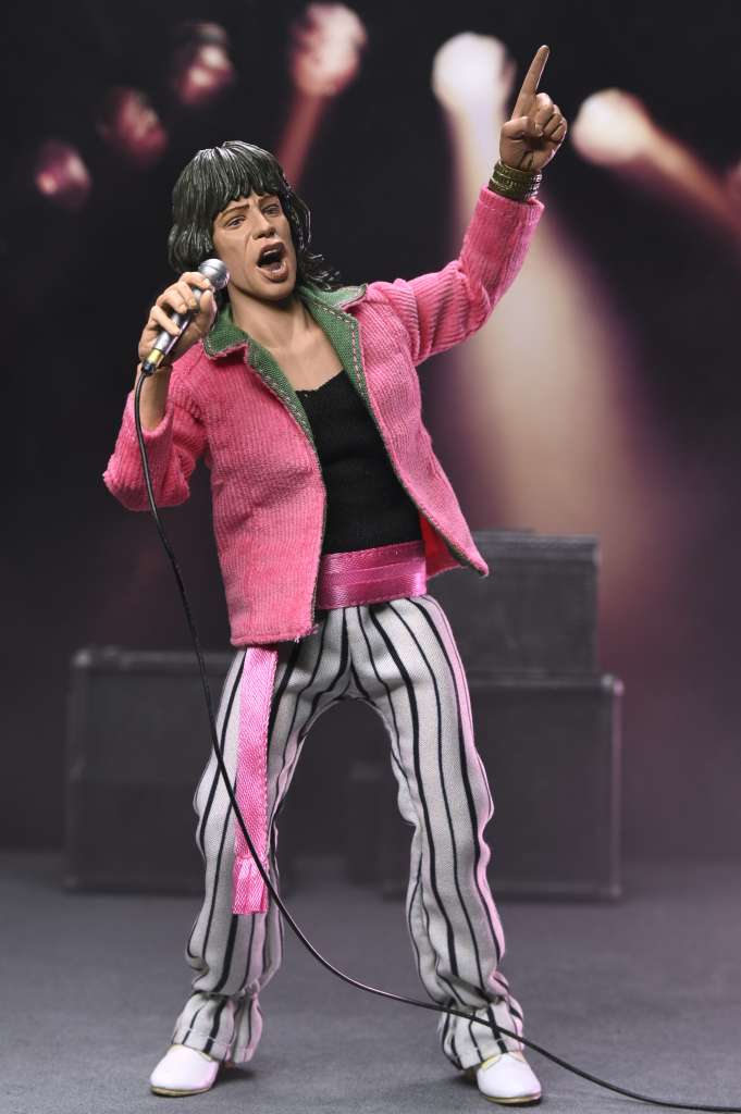 The Rolling Stones Mick Jagger 1975 Klädd Actionfigur neca