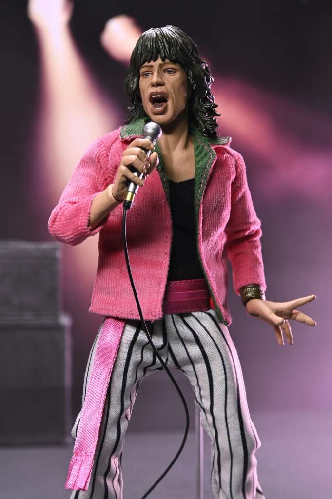 The Rolling Stones Mick Jagger 1975 Klädd Actionfigur neca