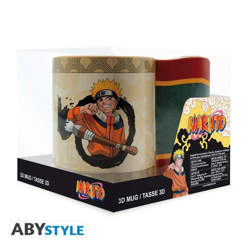 Naruto Shippuden Naruto Scroll 3D Handtag Mugg - Robotto