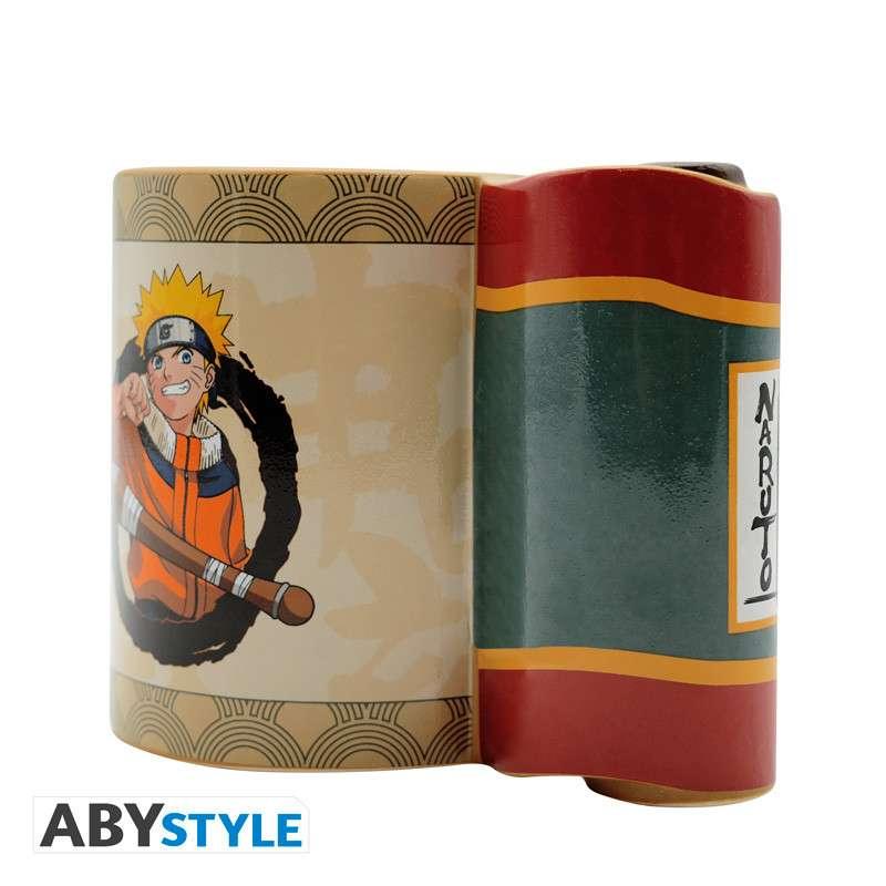 Naruto Shippuden Naruto Scroll 3D Handtag Mugg - Robotto