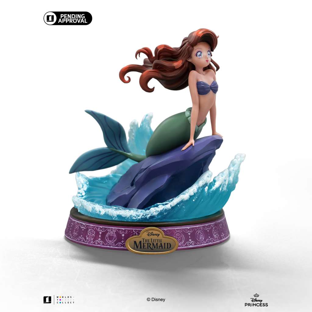 Disney's Anime Princess Ariel PVC Statue - Elegant Samlarfigur iron studios