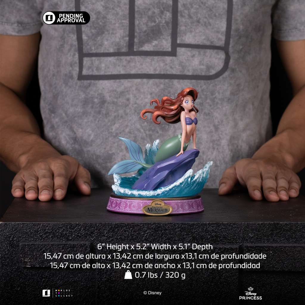 Disney's Anime Princess Ariel PVC Statue - Elegant Samlarfigur iron studios