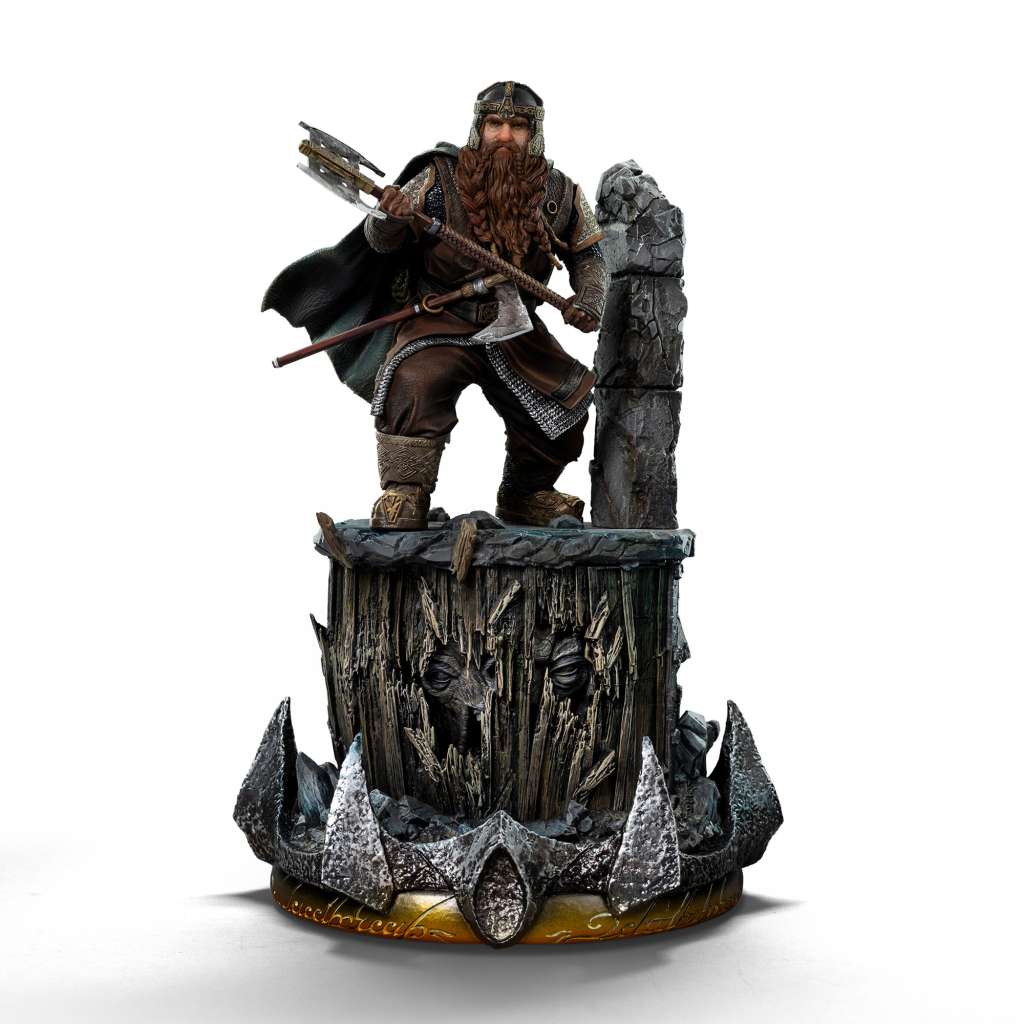 Lord of the Rings Gimli Unleashed 1/10 Statue iron studios