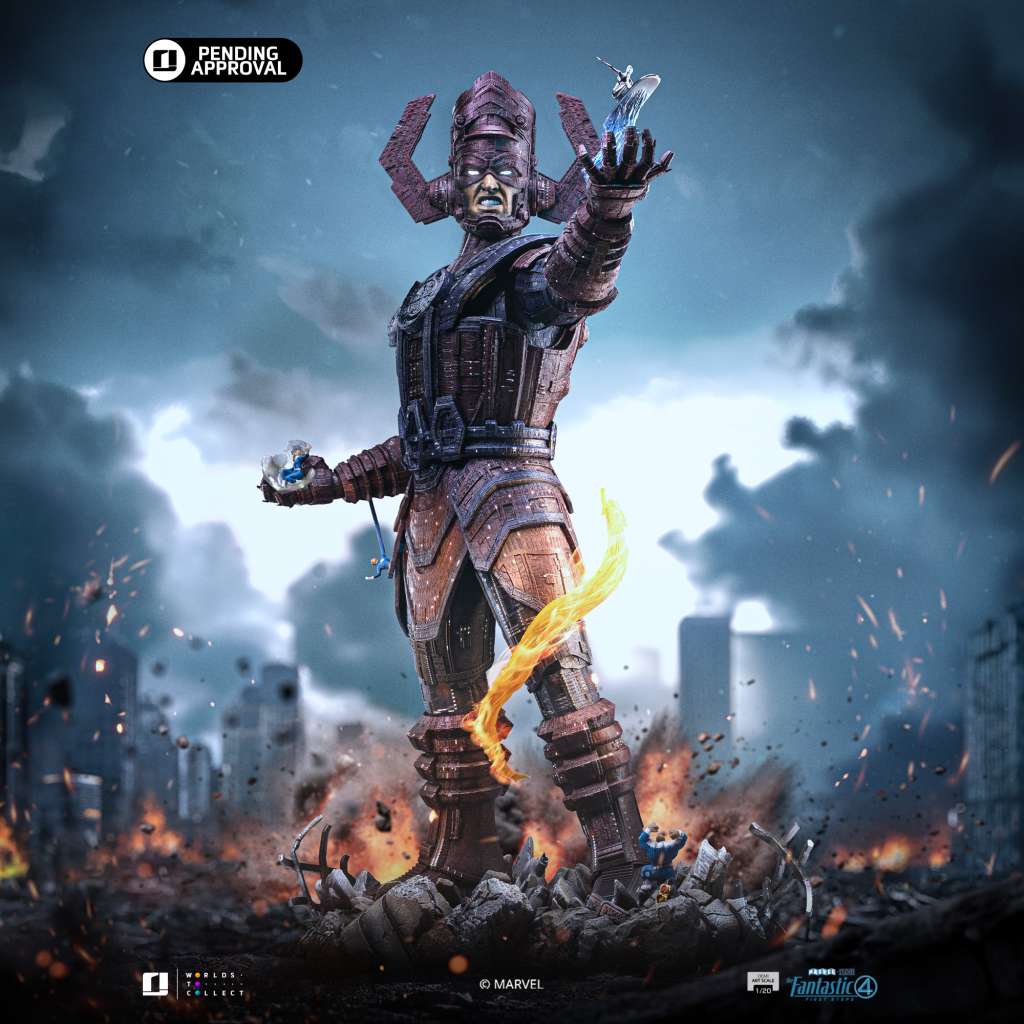 Fantastic Four Galactus Battle Demi Art Scale 1/20 Diorama iron studios