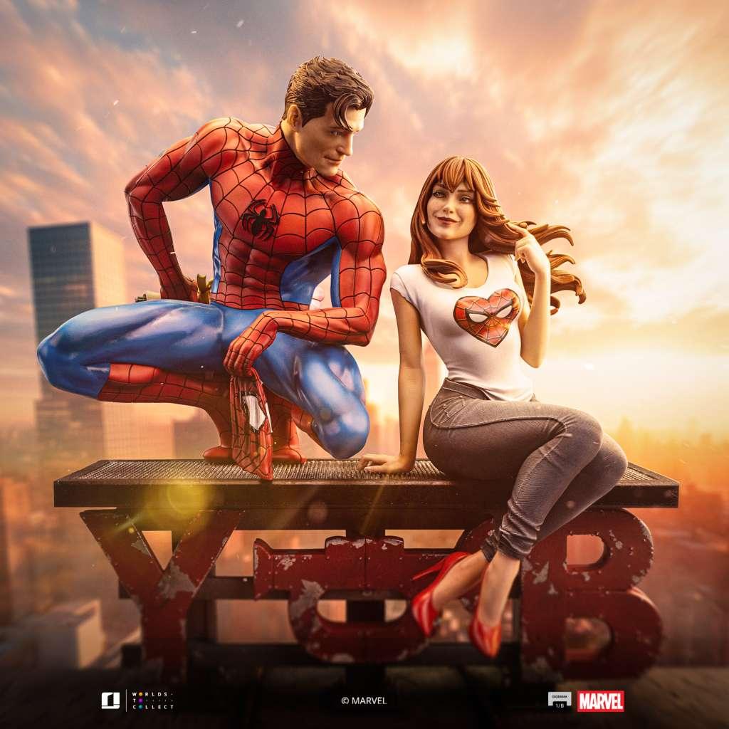 Spider-man och MJ 1/6 Skala Diorama - Robotto