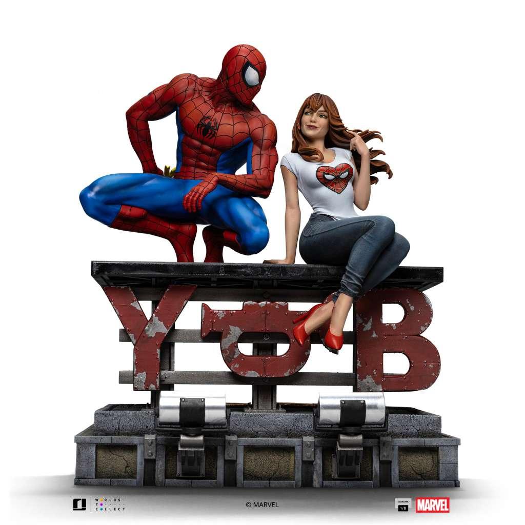 Spider-man och MJ 1/6 Skala Diorama - Robotto